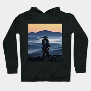 Samurai in the mountains Hoodie